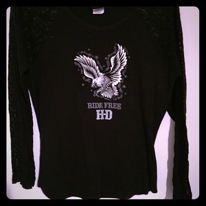 Biker fancy long sleeve tee